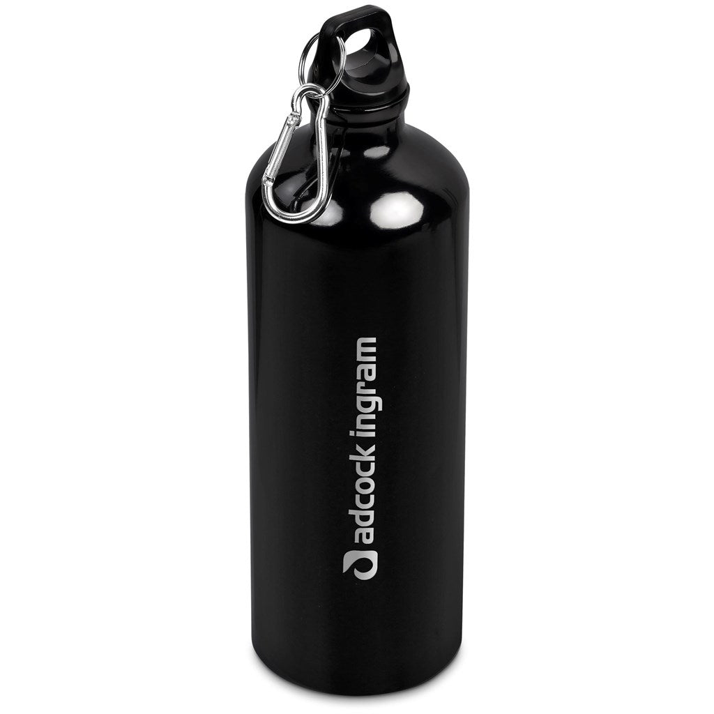 Katana Aluminium Water Bottle - 1 Litre BLACK