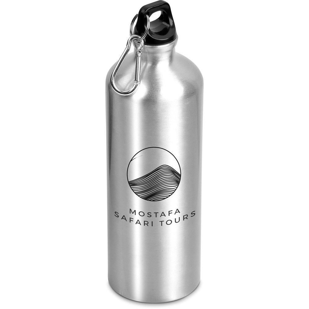 Katana Aluminium Water Bottle - 1 Litre SILVER