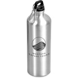 Katana Aluminium Water Bottle - 1 Litre SILVER