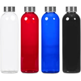 Kooshty Pura Plus Glass Water Bottle – 750ml - Black