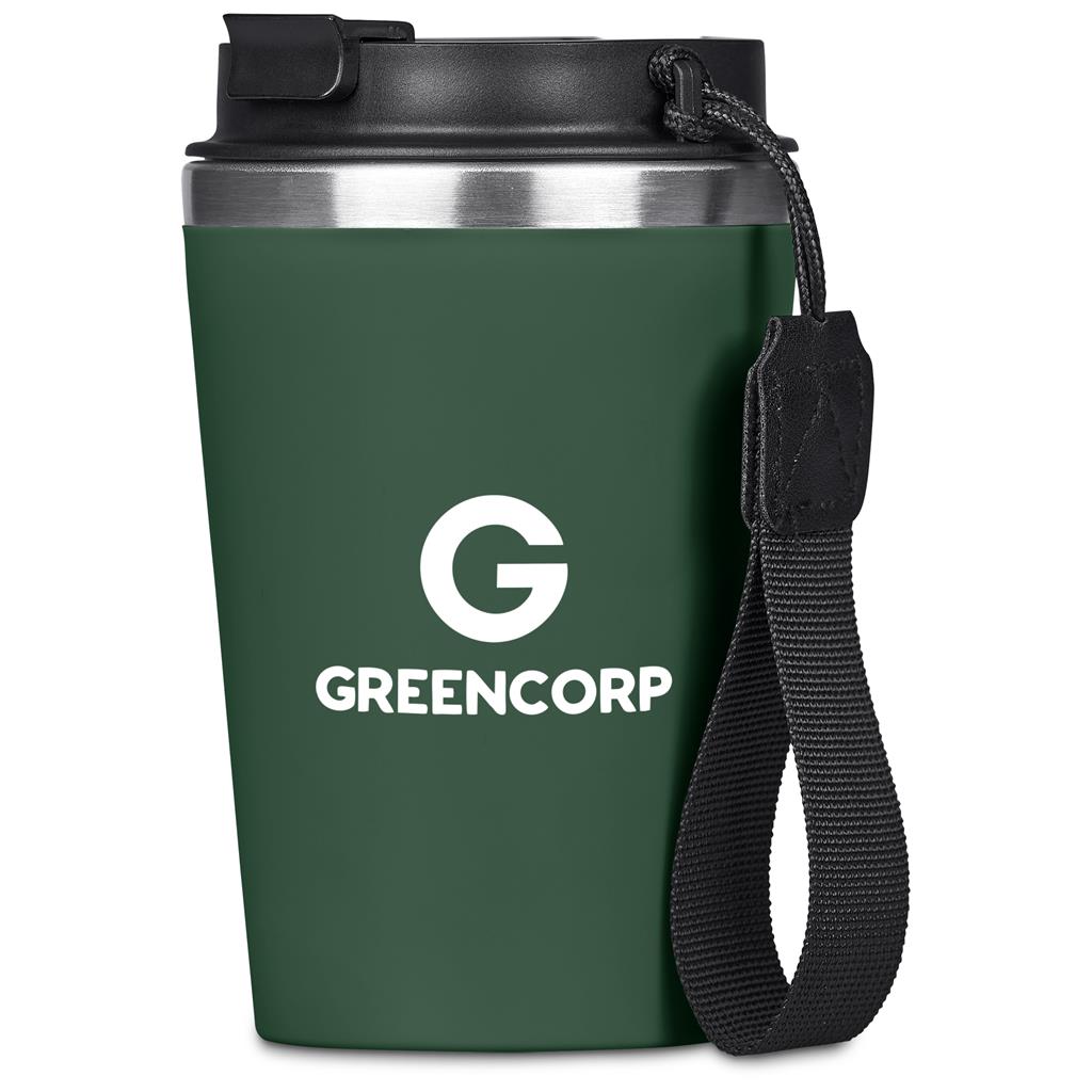 Kooshty Luca Stainless Steel & Plastic Double-Wall Tumbler – 350ml Default Title DARK GREEN