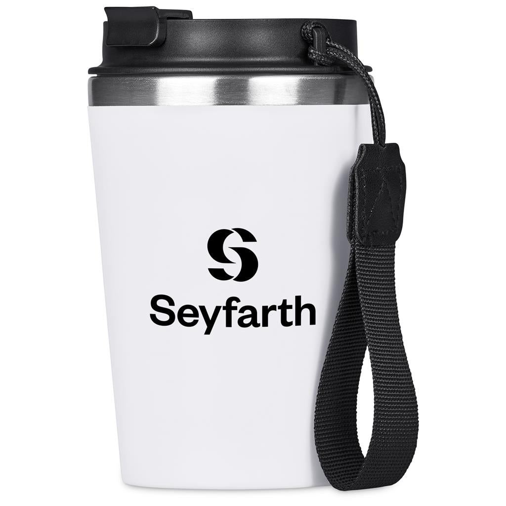 Kooshty Luca Stainless Steel & Plastic Double-Wall Tumbler – 350ml Default Title SOLID WHITE