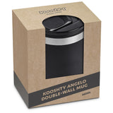 Kooshty Angelo Stainless Steel & Plastic Double-Wall Mug – 360ml