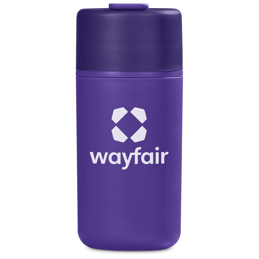 Kooshty Cuba Plastic Double-Wall Tumbler – 500ml PURPLE