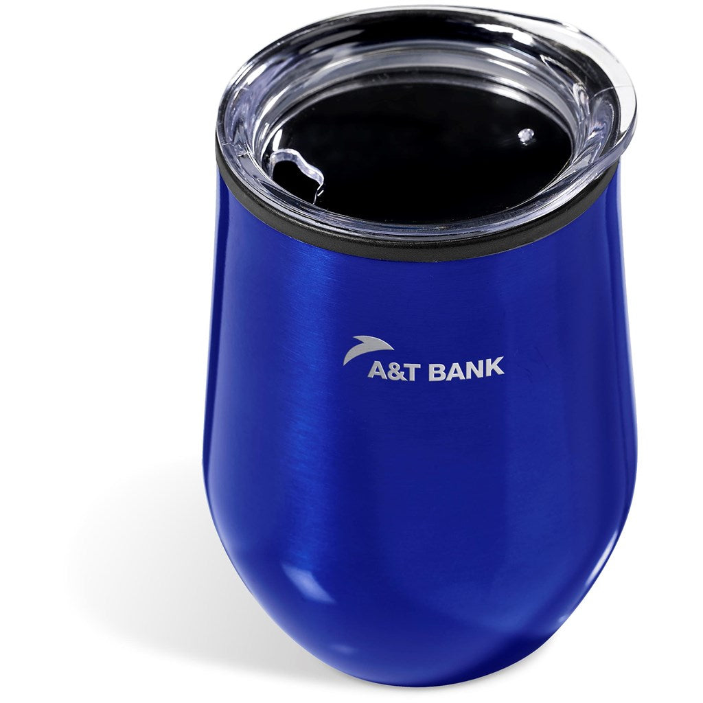 Serendipio Madison Stainless Steel & Plastic Double-Wall Tumbler - 350ml BLUE