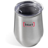 Serendipio Madison Stainless Steel & Plastic Double-Wall Tumbler - 350ml SILVER