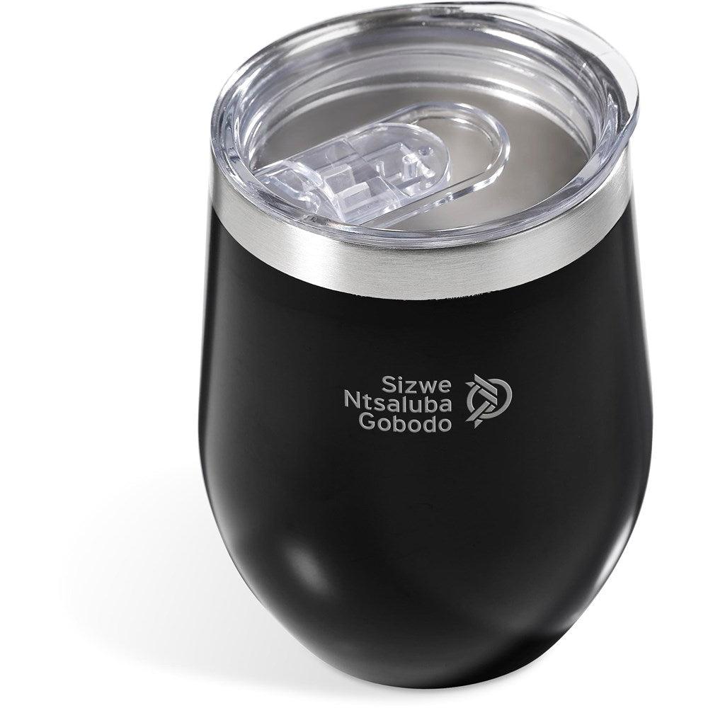 Serendipio Sheridan Stainless Steel Vacuum Tumbler - 300ml BLACK