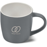 Serendipio Victoria Ceramic Coffee Mug - 280ml GREY