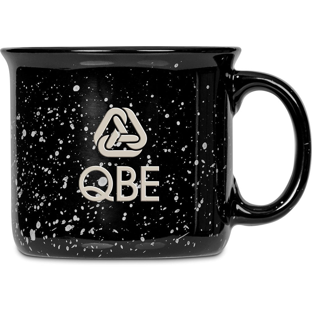 Serendipio Marshall Ceramic Coffee Mug - 400ml BLACK