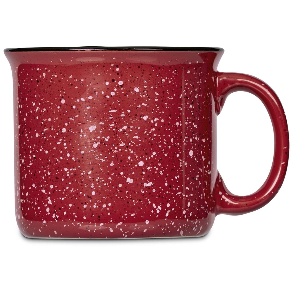 Serendipio Marshall Ceramic Coffee Mug - 400ml - Red