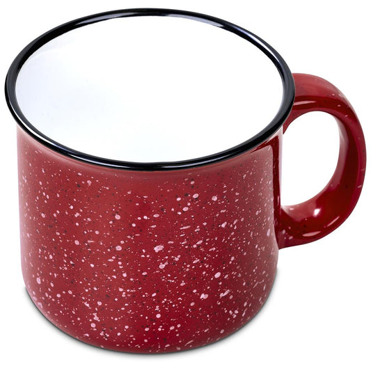 Serendipio Marshall Ceramic Coffee Mug - 400ml - Red