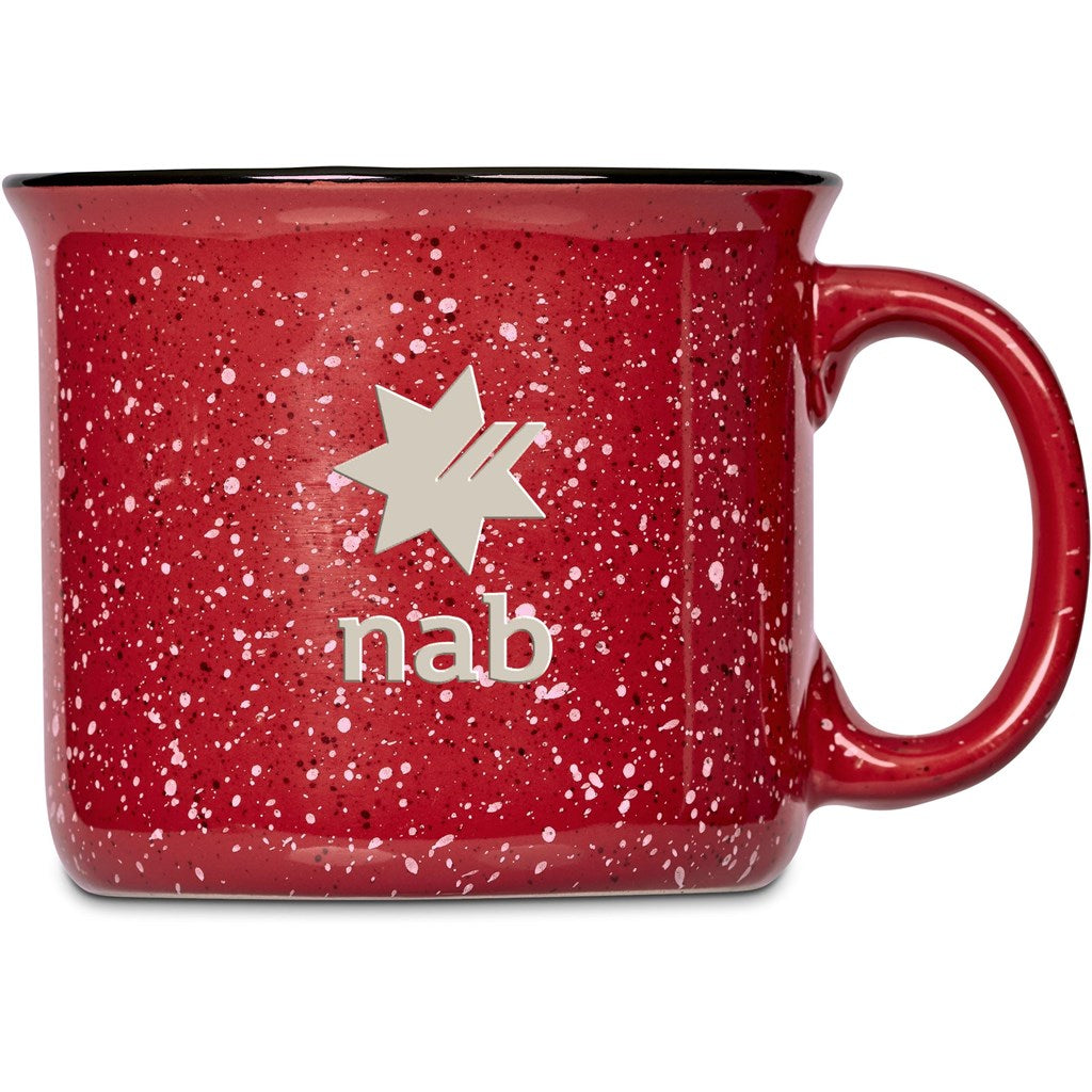 Serendipio Marshall Ceramic Coffee Mug - 400ml - Red RED