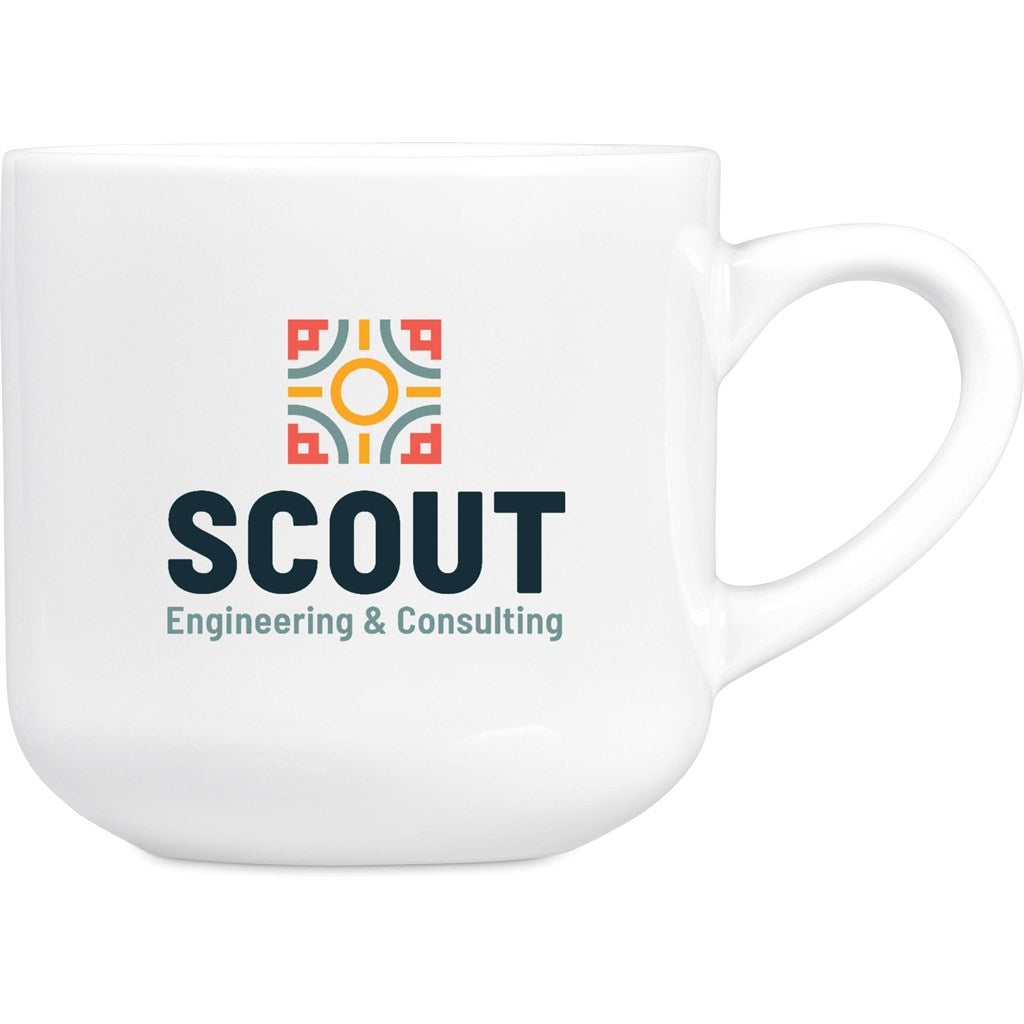 Serendipio Chafford Sublimation Ceramic Coffee Mug - 400ml SOLID WHITE