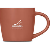 Serendipio Vogue Victoria Ceramic Coffee Mug - 280ml BURNT ORANGE