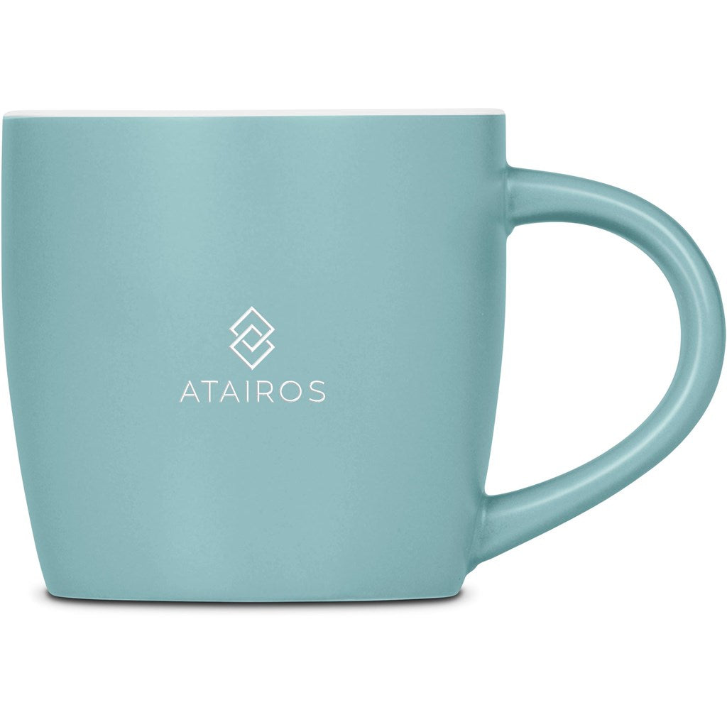 Serendipio Vogue Victoria Ceramic Coffee Mug - 280ml LIGHT TURQUOISE