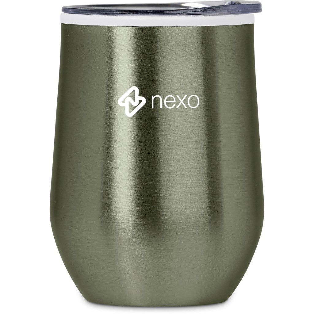 Serendipio Vogue Madison Stainless Steel & Plastic Double-Wall Tumbler - 350ml LIGHT GREEN