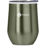 Serendipio Vogue Madison Stainless Steel & Plastic Double-Wall Tumbler - 350ml LIGHT GREEN