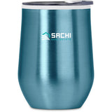 Serendipio Vogue Madison Stainless Steel & Plastic Double-Wall Tumbler - 350ml LIGHT TURQUOISE