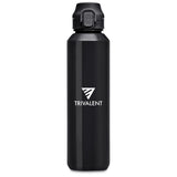 Serendipio Ramsey Recycled PET Water Bottle - 750ml BLACK