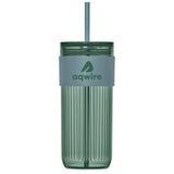 Serendipio Mayfair Plastic Tumbler & Straw – 650ml DUSTY TEAL