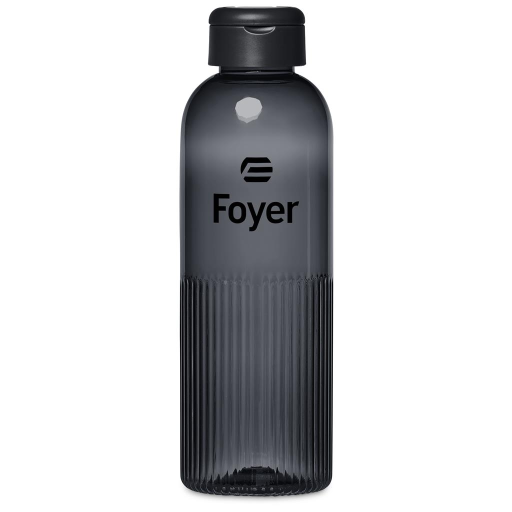 Serendipio Marlow Recycled PET Water Bottle – 750ml BLACK