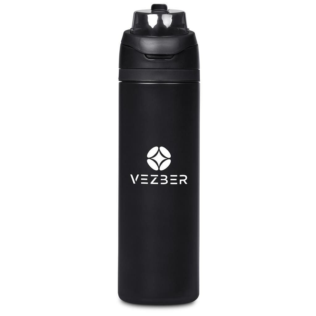 Slazenger Ranger Stainless Steel Vacuum Water Bottle - 700ml BLACK