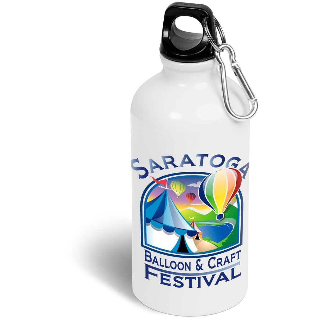 Altitude Braxton Aluminium Water Bottle - 500ml SOLID WHITE