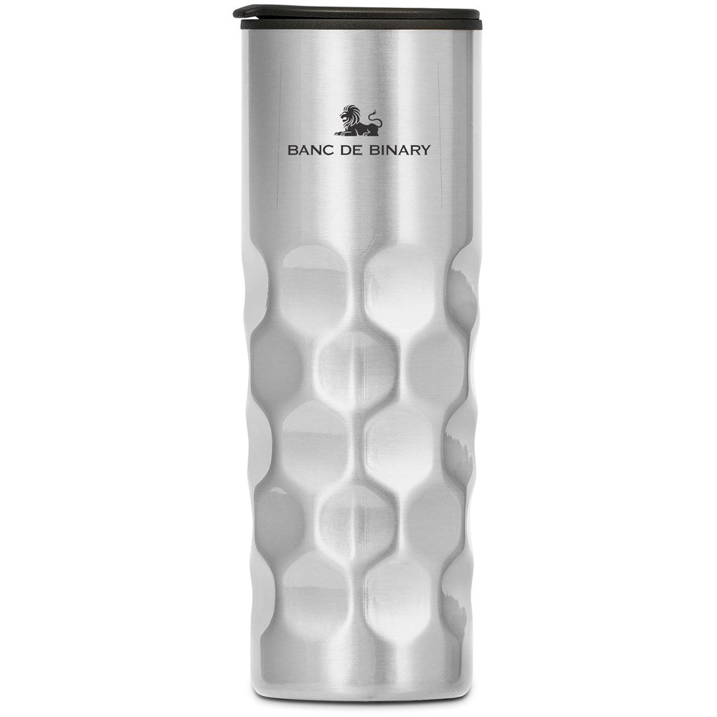 Serendipio Meteor Stainless Steel & Plastic Double-Wall Tumbler - 450ml SILVER