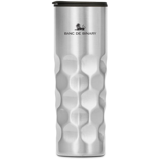Serendipio Meteor Stainless Steel & Plastic Double-Wall Tumbler - 450ml SILVER
