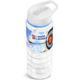 Hydro Plastic Water Bottle - 750ml CYAN
