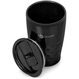 Vega Stainless Steel & Plastic Double-Wall Tumbler – 350ml BLACK