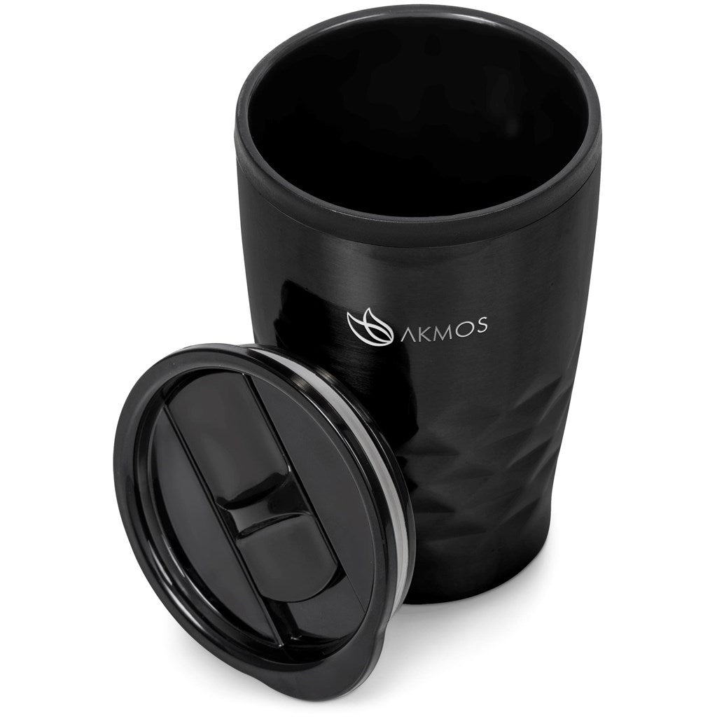 Vega Stainless Steel & Plastic Double-Wall Tumbler – 350ml BLACK