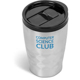 Vega Stainless Steel & Plastic Double-Wall Tumbler – 350ml SILVER