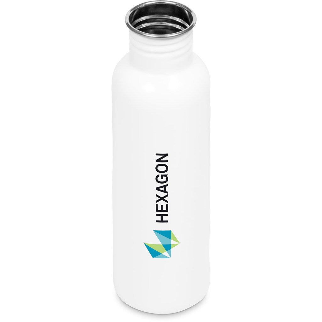 Ventura Stainless Steel Water Bottle – 750ml SOLID WHITE