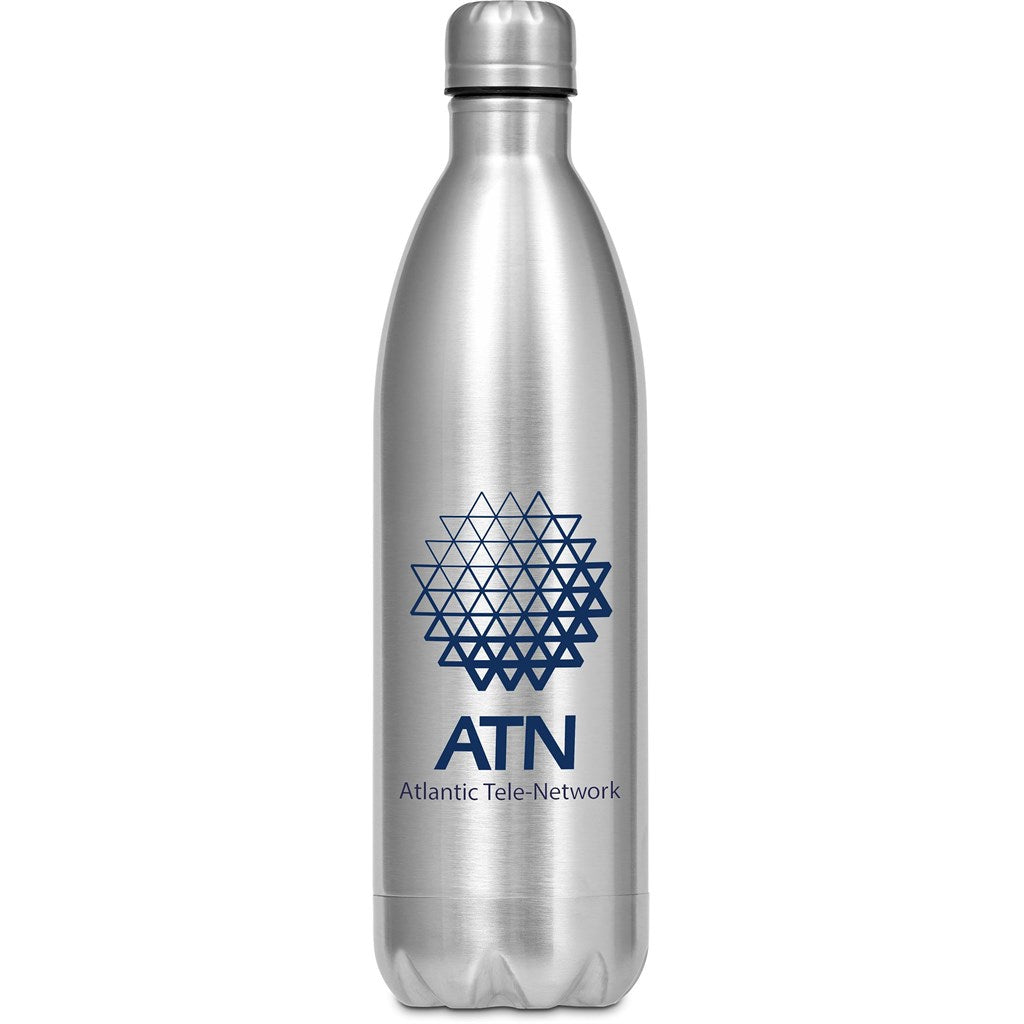 Serendipio Atlantis Stainless Steel Vacuum Water Bottle - 1 Litre SILVER