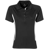 Ladies Mitica Golf Shirt - Black BLACK