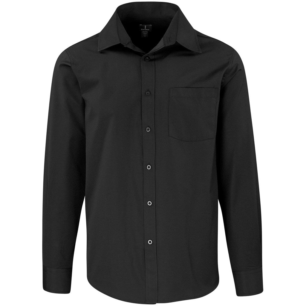 Mens Long Sleeve Sycamore Shirt BLACK