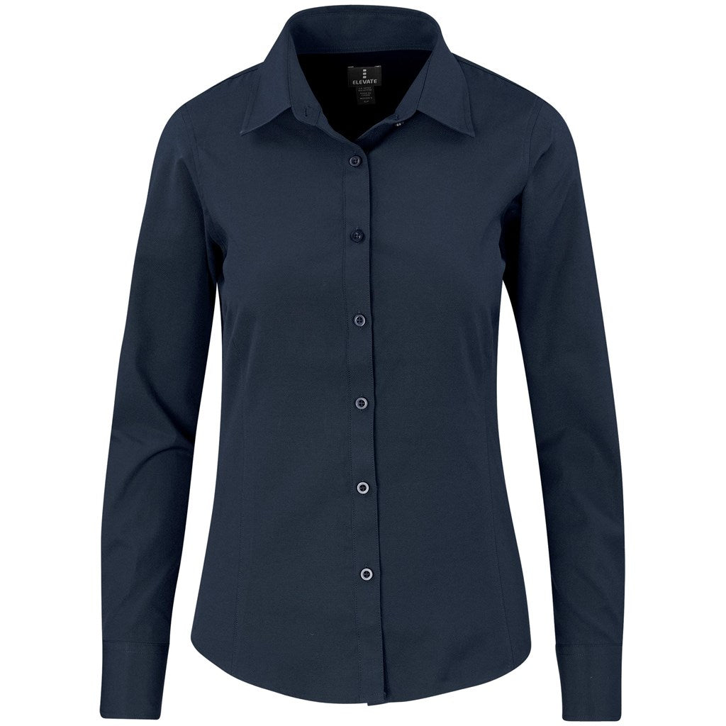 Ladies Long Sleeve Sycamore Shirt NAVY