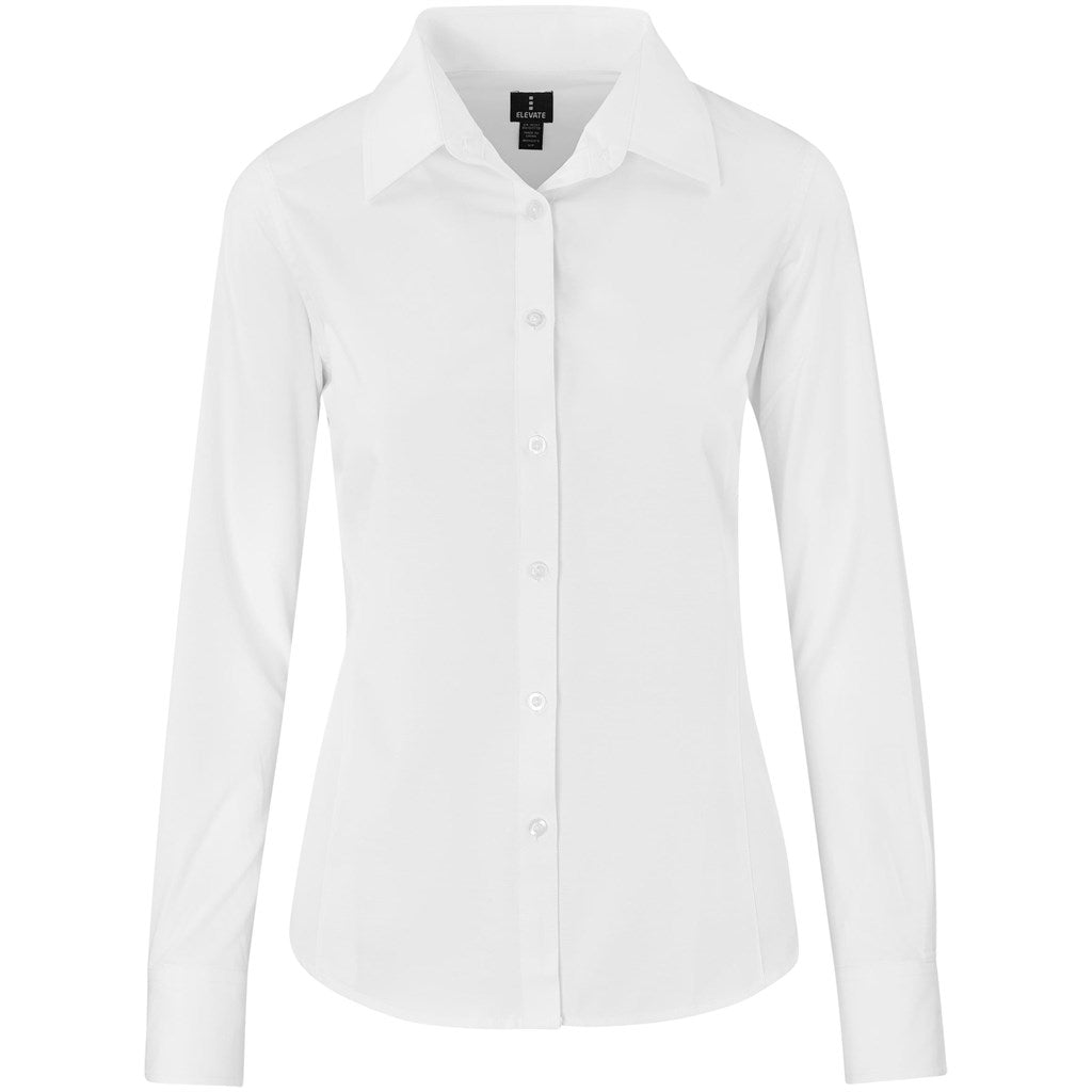 Ladies Long Sleeve Sycamore Shirt WHITE