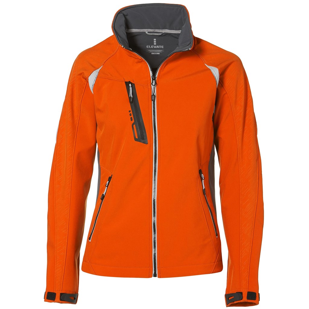 Ladies Katavi Softshell Jacket - Orange ORANGE