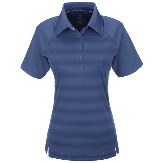 Ladies Shimmer Golf Shirt - Blue BLUE