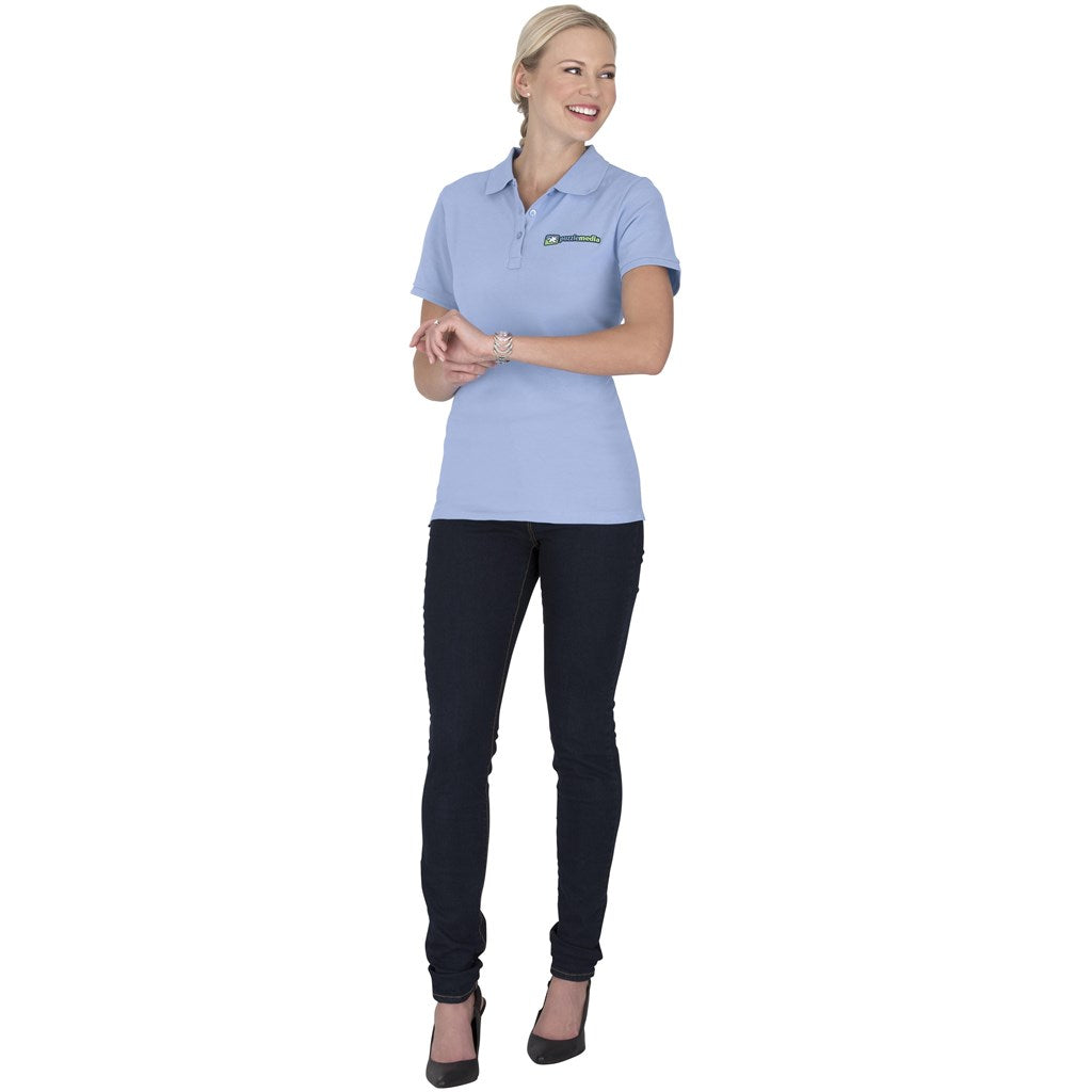 Ladies Calgary Golf Shirt - Light Blue LIGHT BLUE