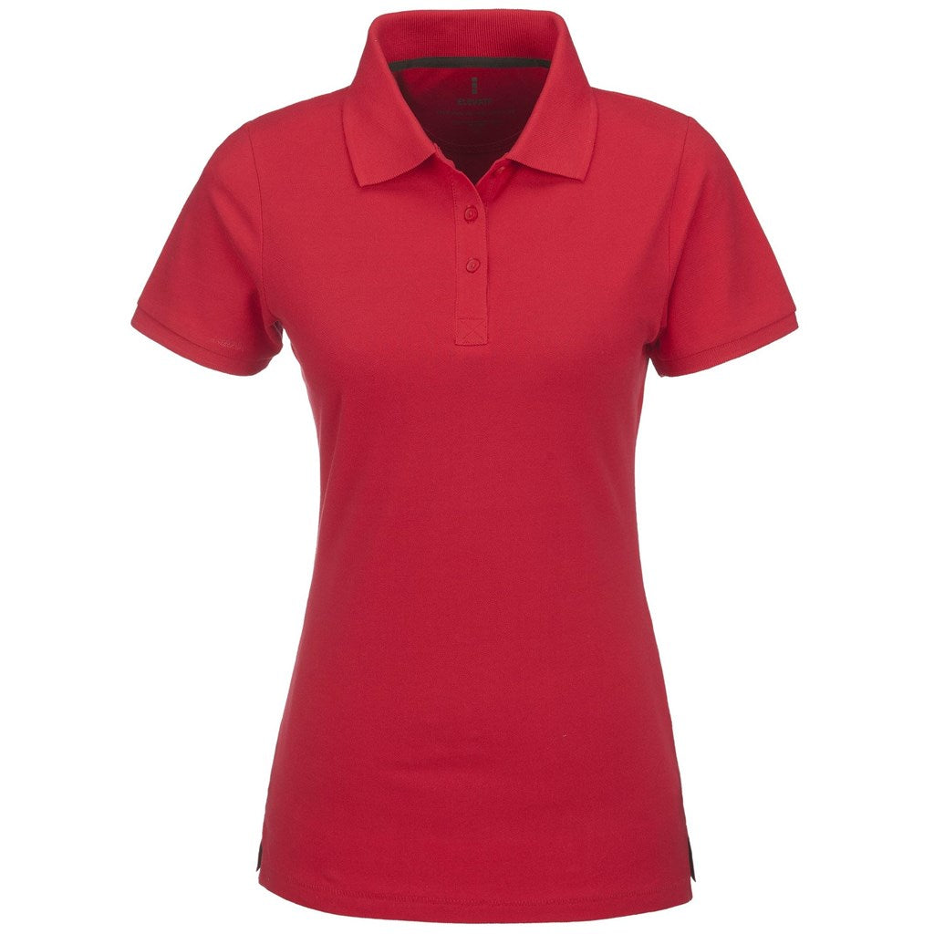 Ladies Calgary Golf Shirt - Red RED