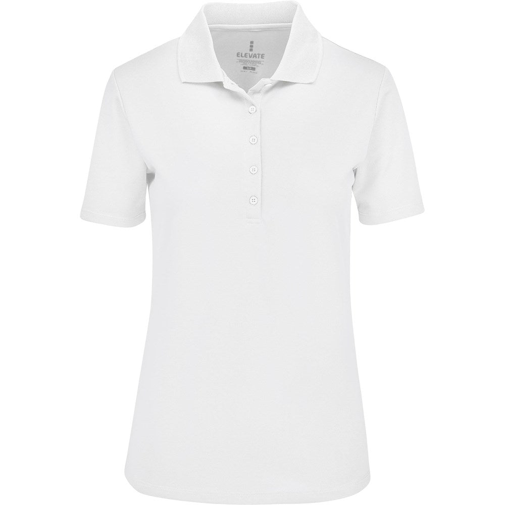 Ladies Edge Golf Shirt WHITE