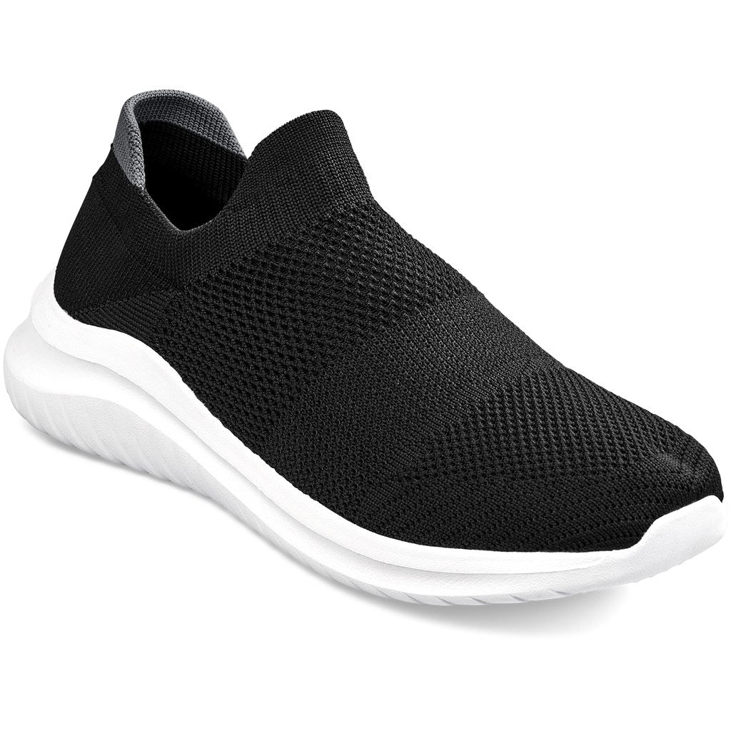 Unisex Comfort Slip-on Sneaker BLACK WHITE