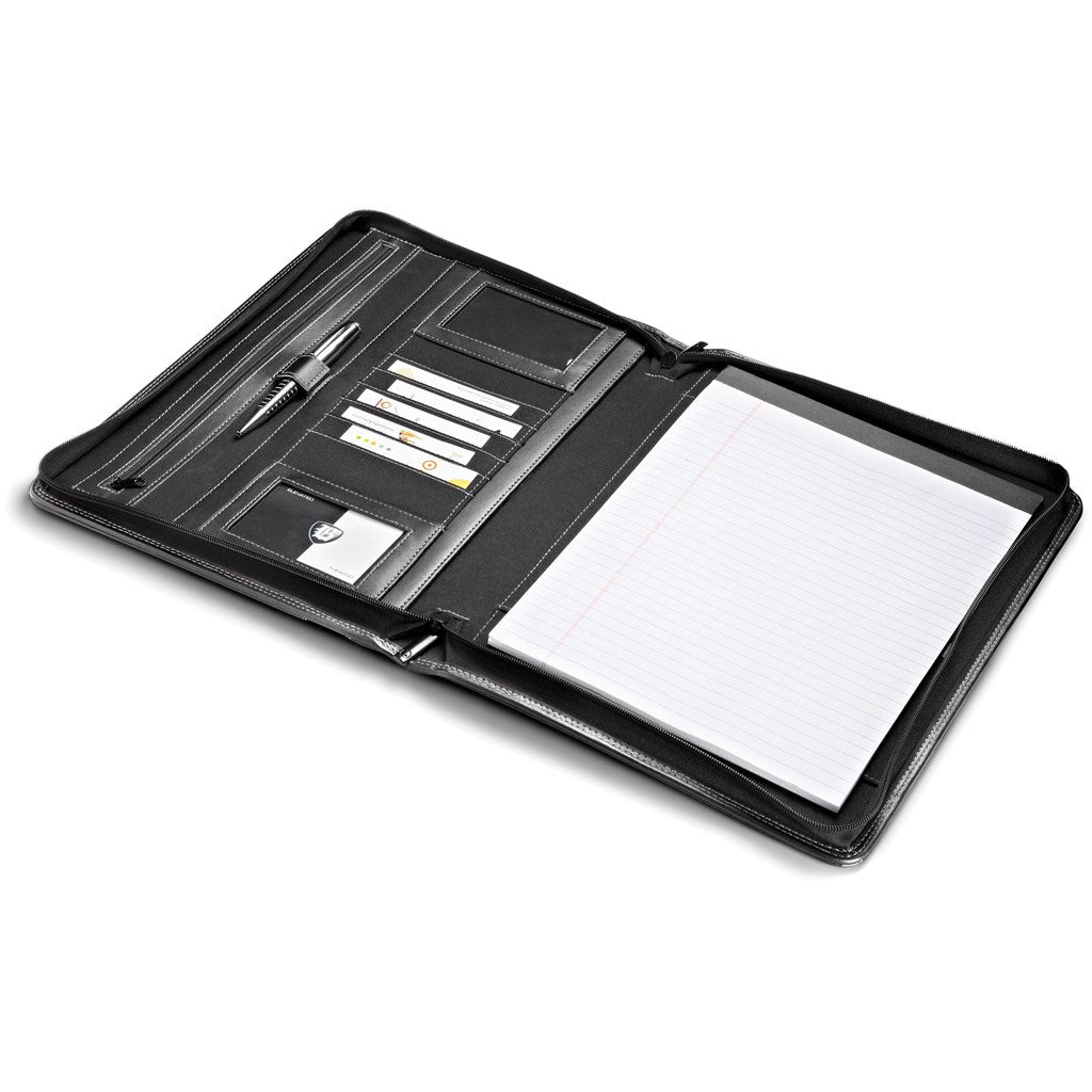 Altitude Eastbrook A4 Zip-Around Folder BLACK