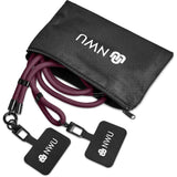 Altitude Fusion Crossbody & Wrist Phone Strap Set in Pouch MAROON