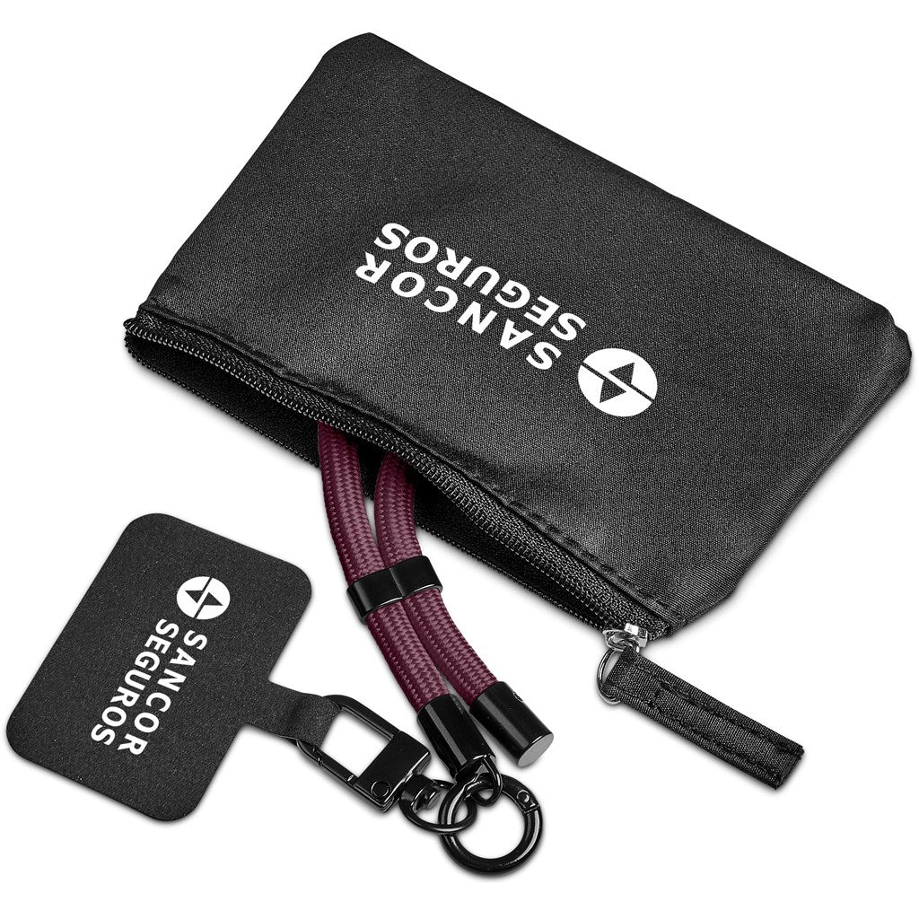 Altitude Atlier Wrist Phone Strap in Pouch MAROON