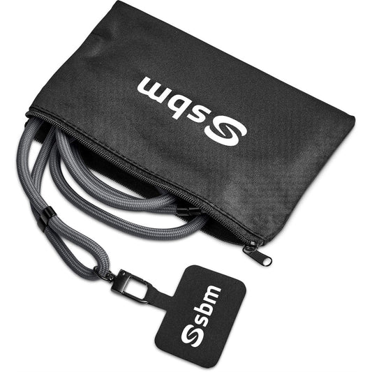 Altitude Resort Crossbody Phone Strap in Pouch GREY