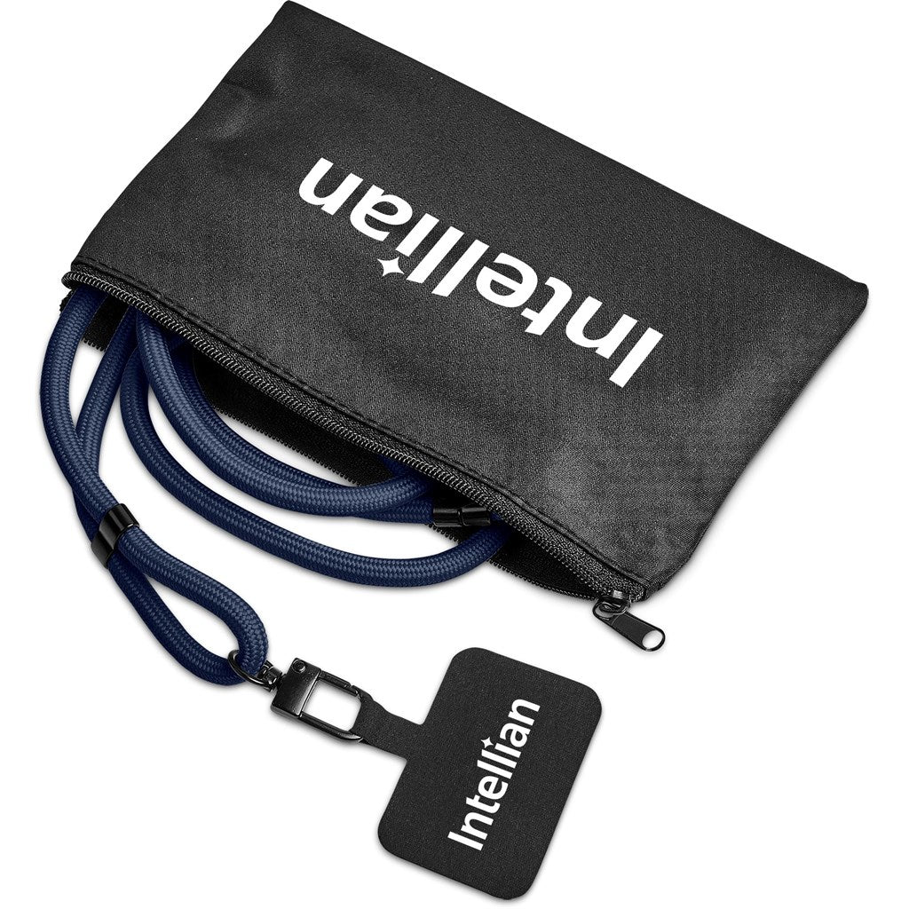 Altitude Resort Crossbody Phone Strap in Pouch NAVY